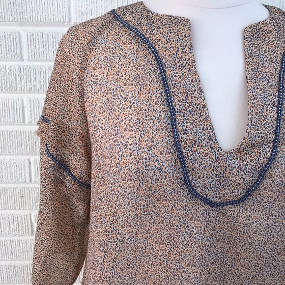 PJK Patrick J Kincaid Peasant Tunic Sheer Dress L - Picture 5 of 8